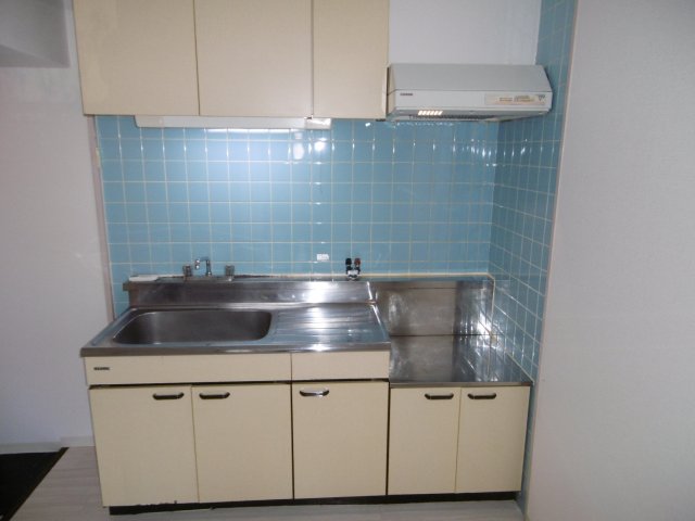 キッチン　ガスコンロ設置可