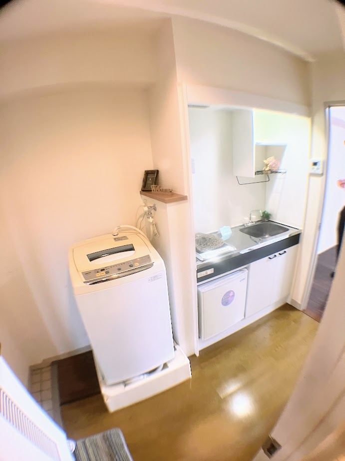 キッチン　コンパクトなキッチンで掃除もラクラク