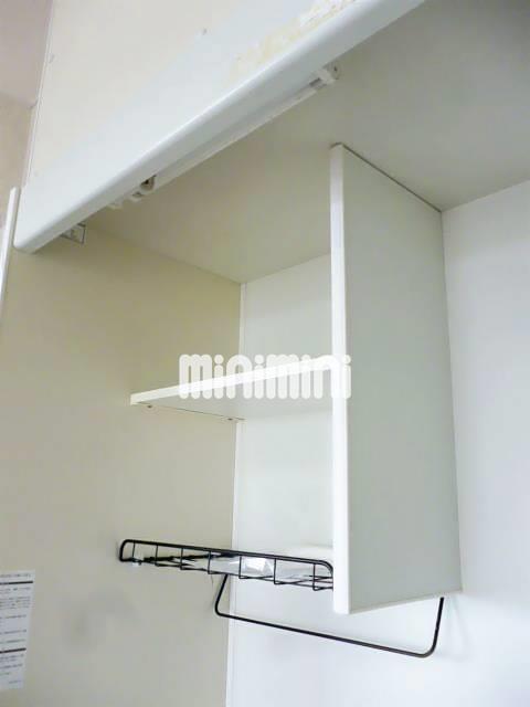 収納　シンク上部の収納棚！