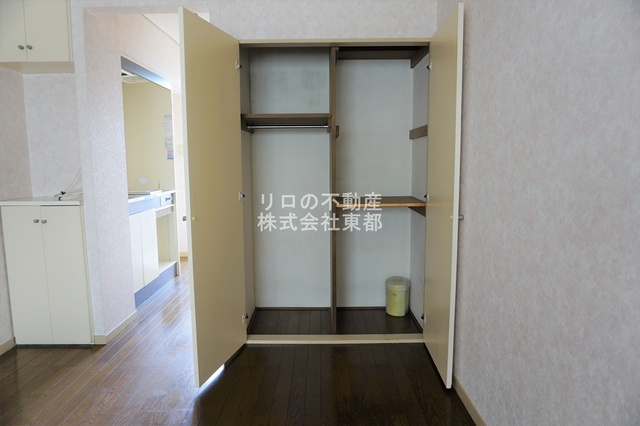 収納　収納はクローゼットタイプなので、整理整頓はかどります☆