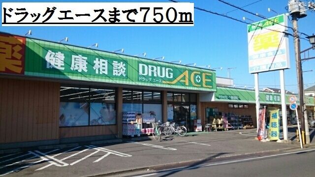 ドラックストア　ドラッグエース（ドラッグストア）まで750m