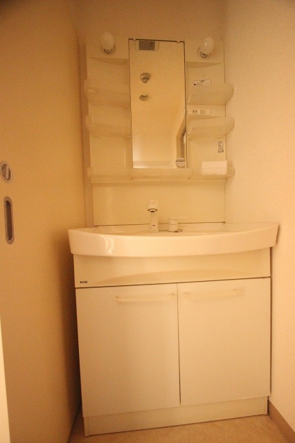 洗面設備　同物件別号室のものです。