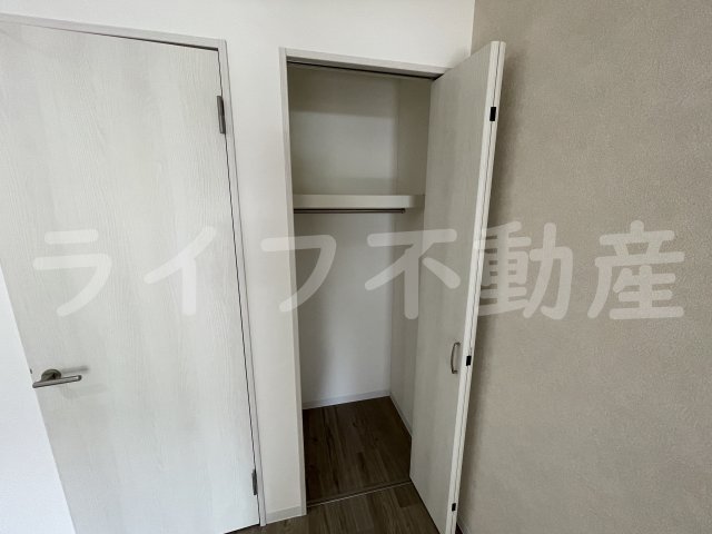 収納　たっぷりとした収納スペースです