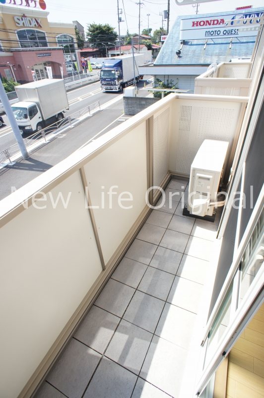 バルコニー　前面に遮る建物がなく、洗濯物がよく乾きます☆