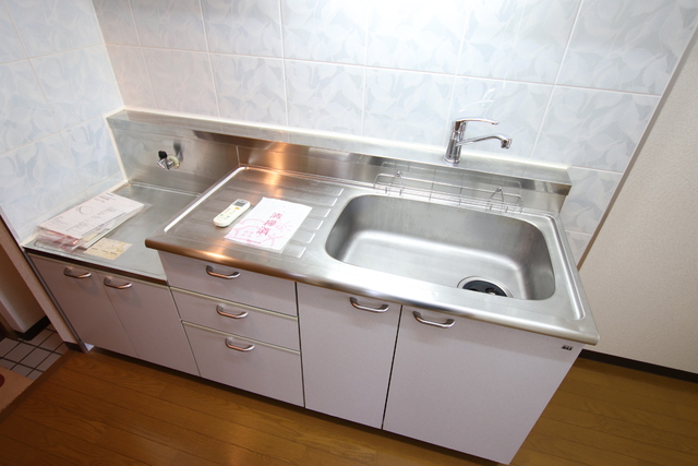 キッチン　ガスコンロ設置可能なキッチン