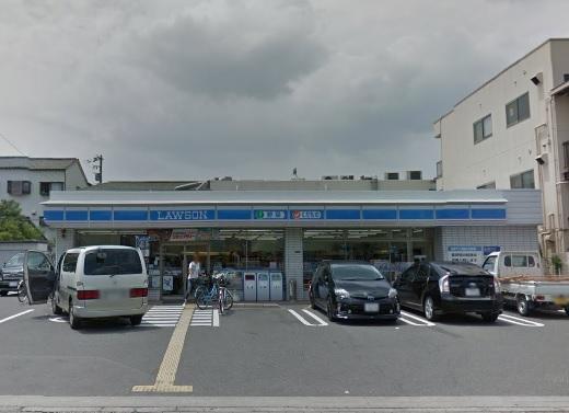 コンビニ　ローソン瓜破店（コンビニ）まで391m