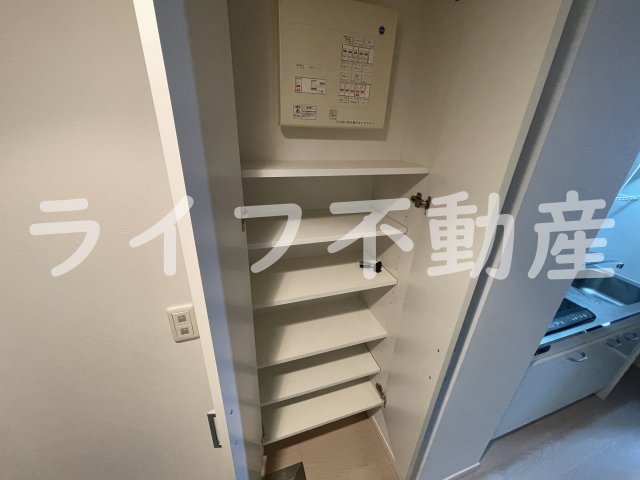 収納　十分な収納スペースがあります