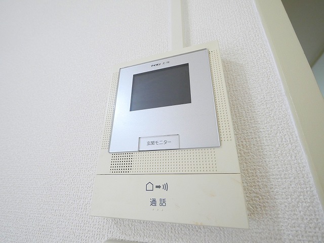 セキュリティ　モニター付きインターホンです