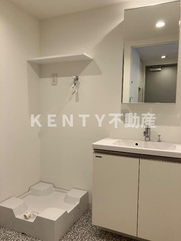 洗面設備　使いやすい洗面所です