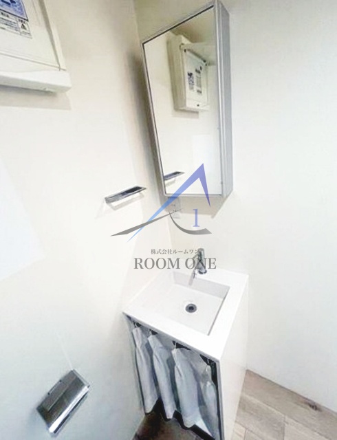 洗面設備　洗面台です。