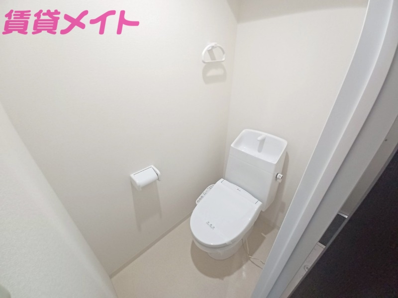 トイレ　同物件別部屋写真。