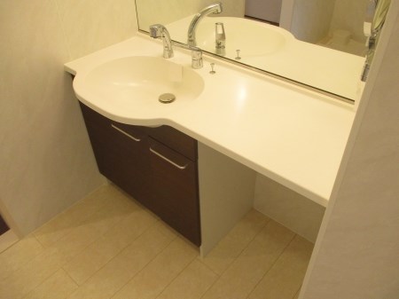 洗面設備　洗髪洗面化粧台