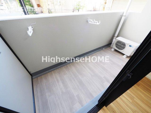 バルコニー　広々としたバルコニーです