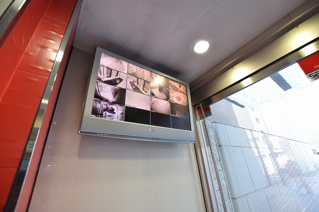 セキュリティ　防犯カメラ！２４時間撮影中で安心・安全♪