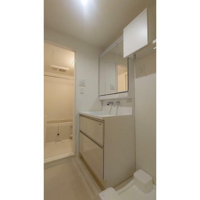 洗面設備　写真は他部屋