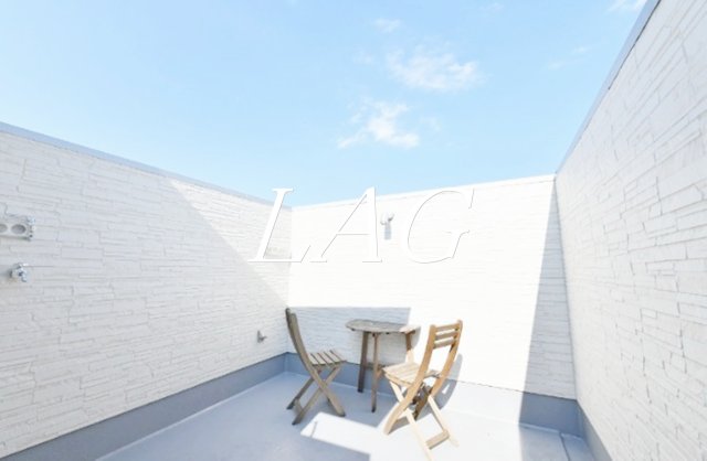 バルコニー　ルーフバルコニーです。（モデルルームです。）