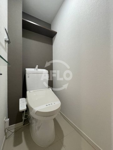 トイレ　カスタリアタワー肥後橋　温水暖房便座