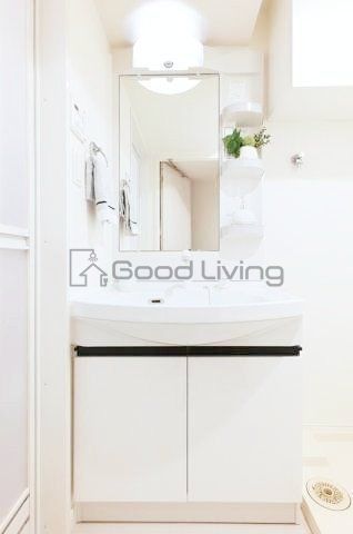 洗面設備　身だしなみもバッチリ