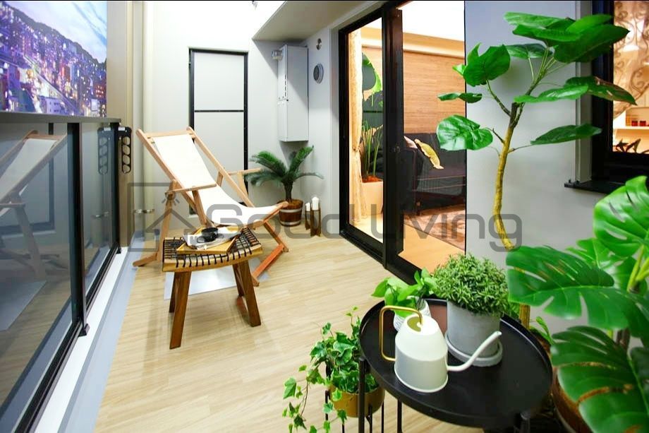 バルコニー　洗濯って気持ちいいですね