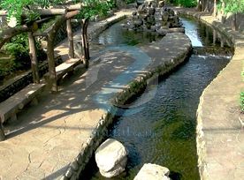 公園　古川親水公園（公園）まで590m