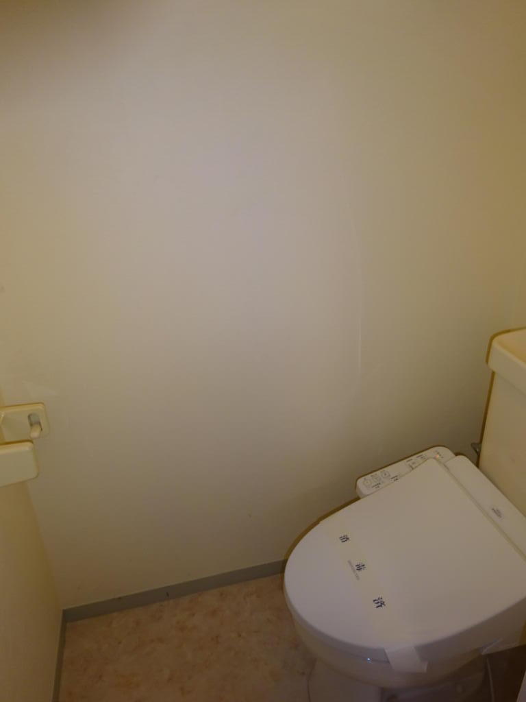 トイレ　温水洗浄便座付き。