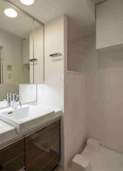 洗面設備　写真は同タイプ住居です。