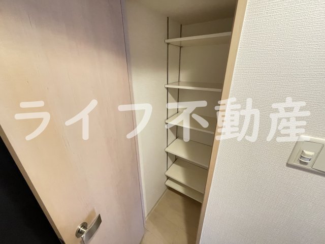 収納　大きなスペースがあり、収納には困りません