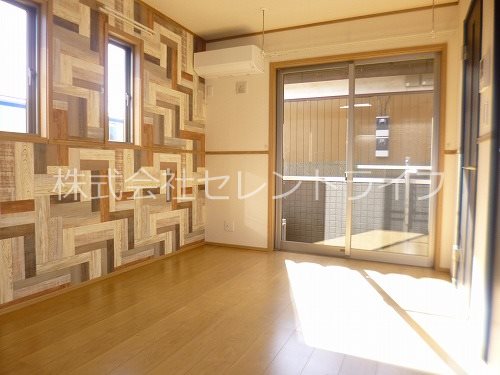 その他部屋・スペース　洋室（アクセントクロス・エアコン・室内物干し）