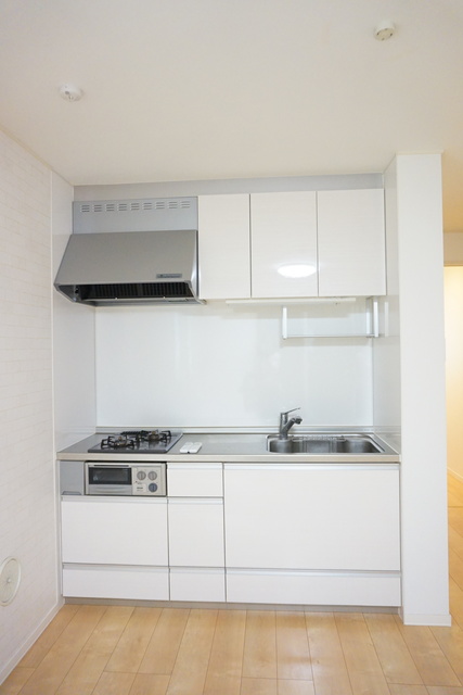 キッチン　お料理好きにはオススメのグリル付２口システムキッチン設置済♪