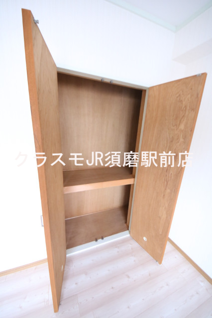 収納　もちろん収納スペースも確保。お部屋がスッキリ片付きますね。