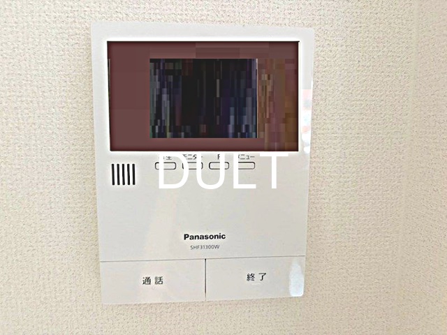 セキュリティ　モニター付きインターホンです。