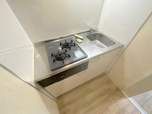 キッチン　システムキッチン：2口コンログリル