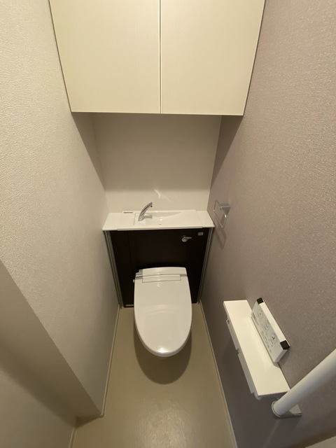 トイレ　機能的なトイレです。