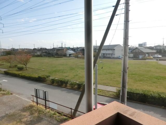 眺望　バルコニーからの景色です！