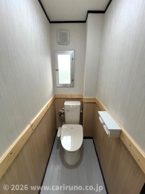 トイレ　ゆったりとした空間のトイレです