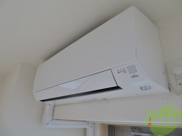 その他設備　初めからエアコンが付いているので入居のその日から快適ですね