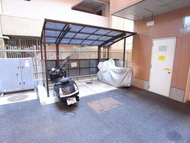 駐車場　駐輪場です。
