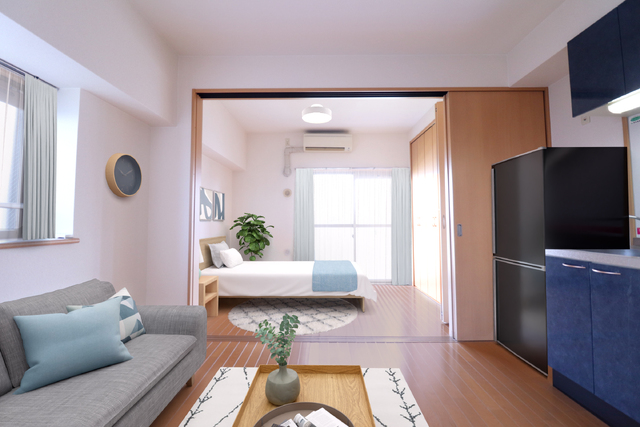 居室・リビング　※家具家電はＣＧで合成してます。