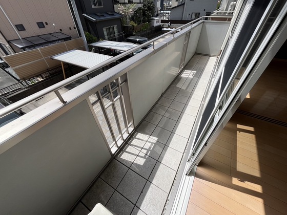 バルコニー　※別部屋の写真です