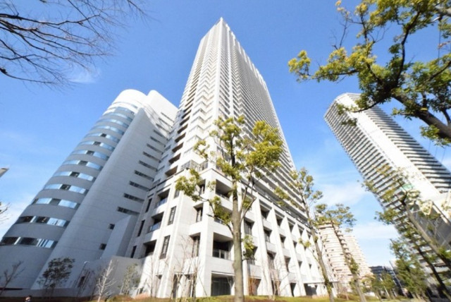 建物外観　プラザタワー勝どき