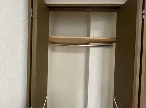 収納　クローゼットです