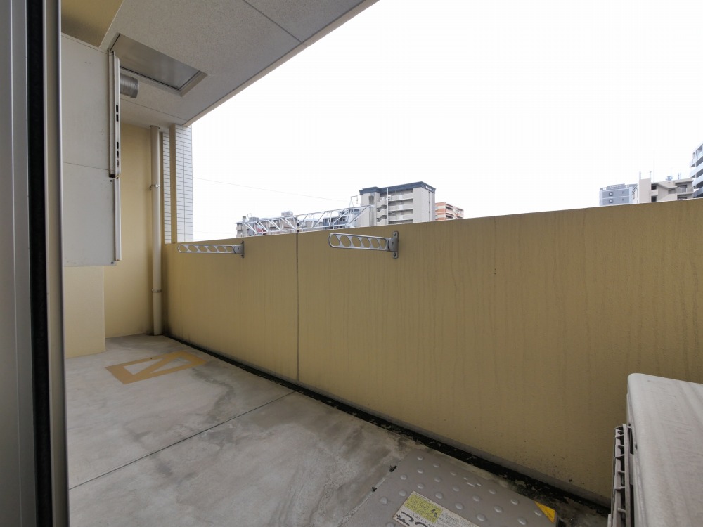 バルコニー　広々としたバルコニーです
