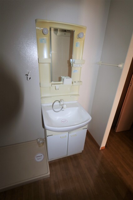 洗面設備　☆忙しい朝に便利なシャワー付独立洗面台☆