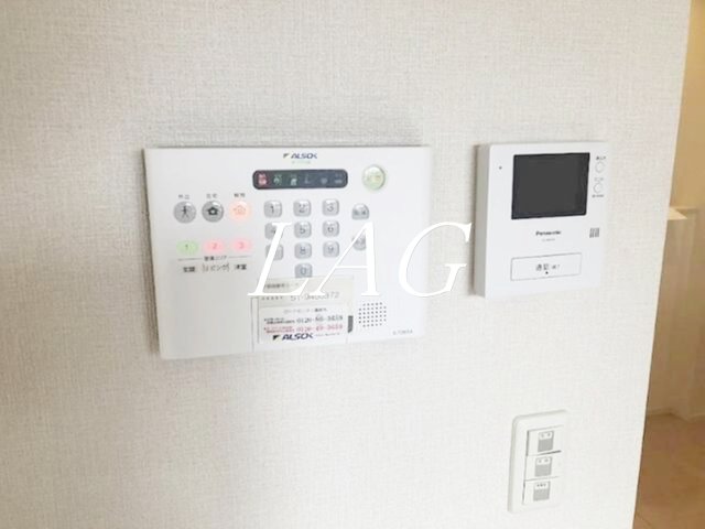 セキュリティ　モニター付インターホンです。