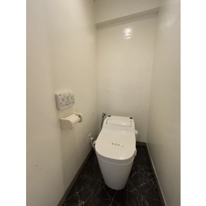トイレ　落ち着いた色調のトイレです