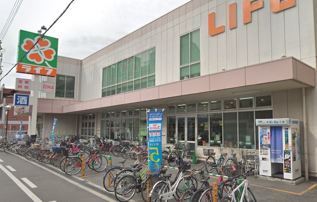 スーパー　ライフ新深江店（スーパー）まで444m