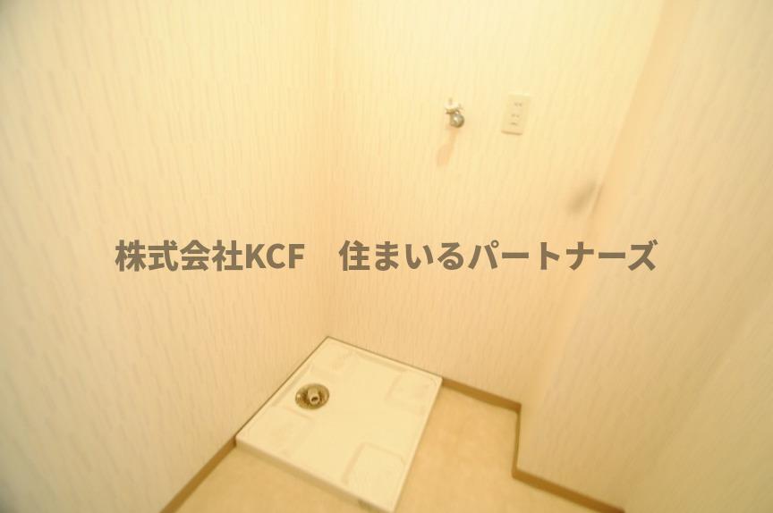 洗面設備　脱衣スペースもあります