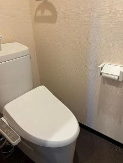 トイレ　ゆったりとした空間のトイレです