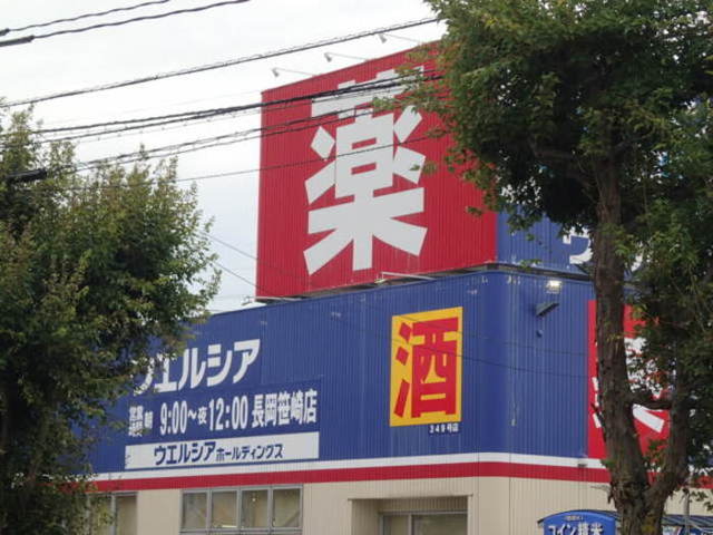 ドラックストア　ウエルシア長岡笹崎店（ドラッグストア）まで439m