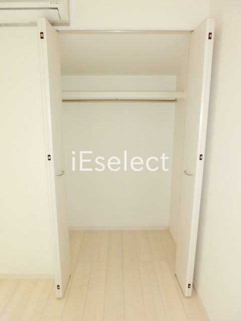 収納　使いやすいクローゼットタイプ。
